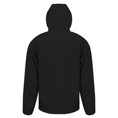 3-layer unisex recycled softshell jacket with hood